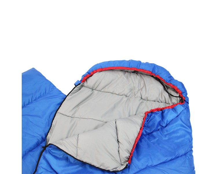 Portable V-sewn sleeping bag