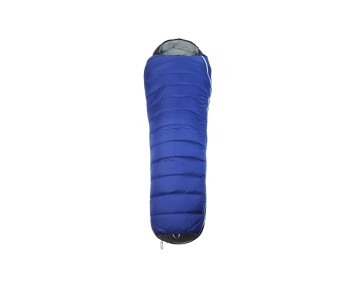 gray duck down sleeping bag