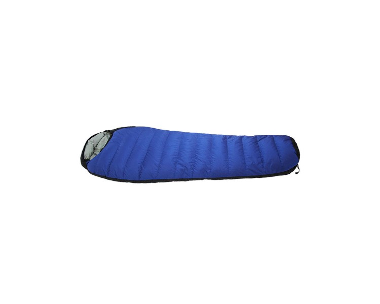 gray duck down sleeping bag