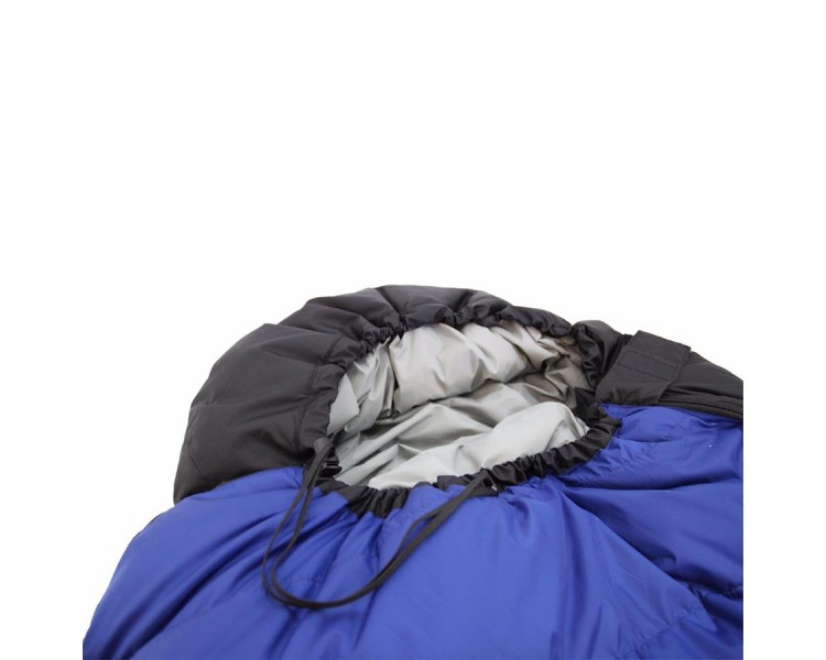 gray duck down sleeping bag