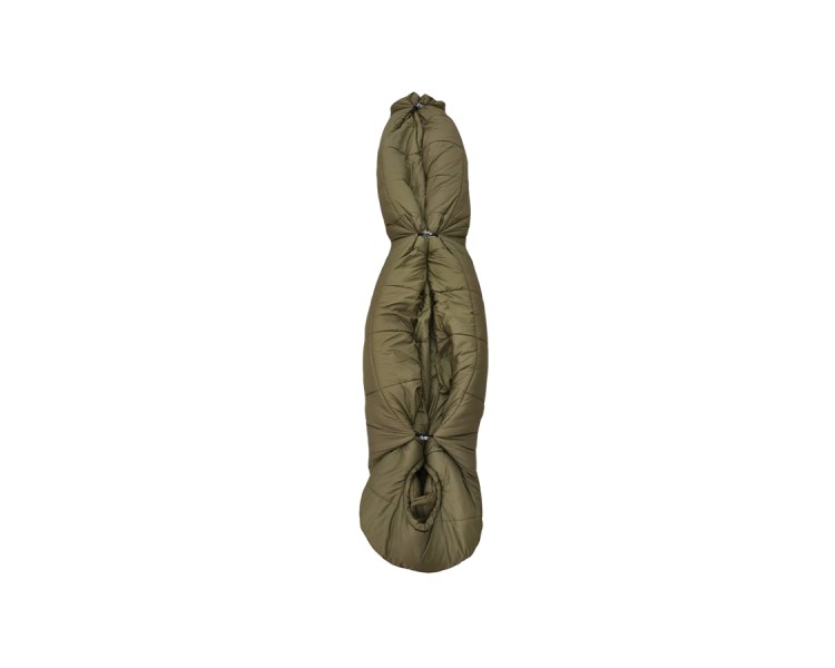 Extreme cold winter green camouflage sleeping bag