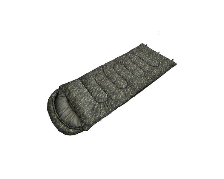 Camping bed envelope camouflage sleeping bag