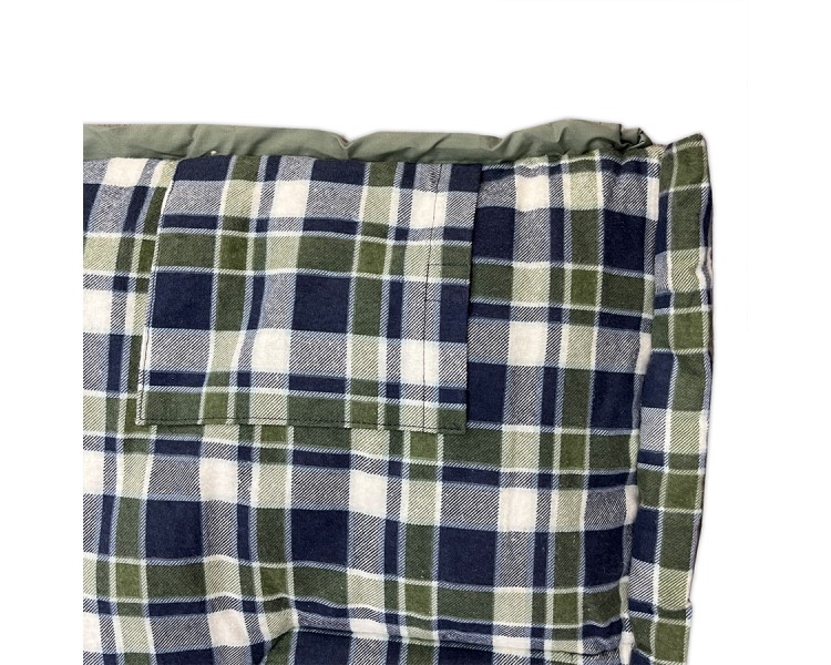 Comfortable cotton flannel sleeping bag